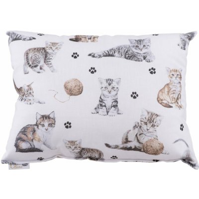 Pleva bylinný polštář Červená kostka s medvídky 23x29 – Zboží Dáma