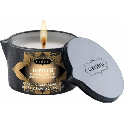 KamaSutra Ignite Massage Oil Candle Tahitian Sandalwood 170g – Zboží Dáma