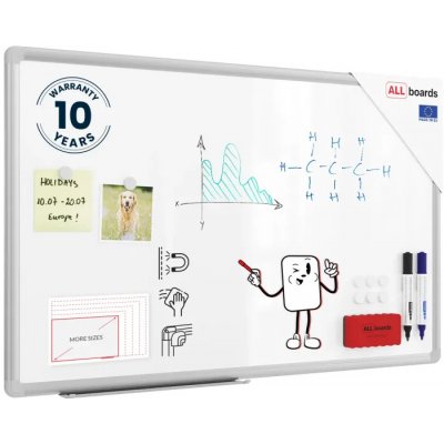 Allboards EX85 Magnetická tabule 80 x 50 PREMIUM EX85 – Zboží Dáma