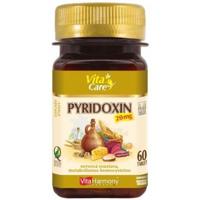 VitaHarmony Pyridoxin, 20 mg, 60 tablet – Hledejceny.cz