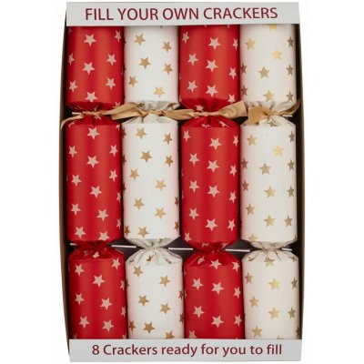 Robin Reed Cream & Red Stars vánoční cracker červená/bílá – Hledejceny.cz