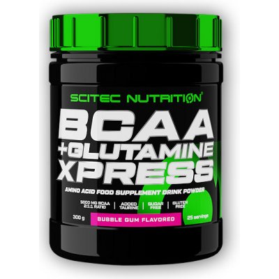 Scitec Nutrition BCAA + Glutamine Xpress 300g žvýkačka