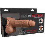 Fetish Fantasy 7" Hollow Rechargeable Strap On with Remote – Zboží Dáma