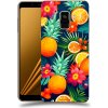 Pouzdro a kryt na mobilní telefon Samsung Pouzdro ACOVER Samsung Galaxy A8 2018 A530F s motivem Summer Fruits