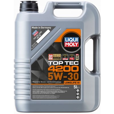 Liqui Moly 3707 TOP TEC 4200 5W-30 5 l – Hledejceny.cz