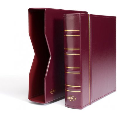 Album na mince Numis classic s pouzdrem včetně 5 různých listů více barev Barva červená – Zboží Dáma