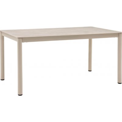 Nordic Living keramický zahradní stůl Claudia 200 x 90 cm Béžový – Hledejceny.cz