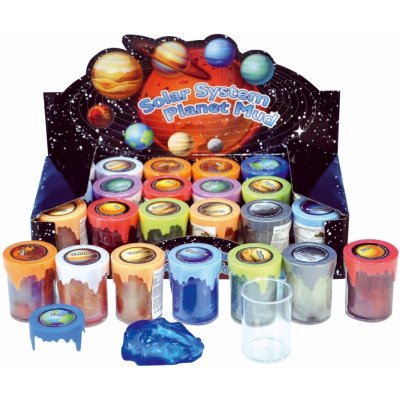 Teddies Sluneční soustava Metalický sliz v kelímku – Zboží Mobilmania