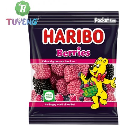Haribo Berries želé Ostružina Malina 100 g – Hledejceny.cz