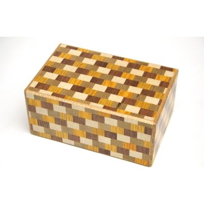 Japanese puzzle box 21steps brown – Zboží Mobilmania