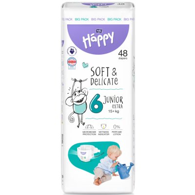 Bella Happy 6 JUNIOR EXTRA Big Pack 15+kg 48 ks