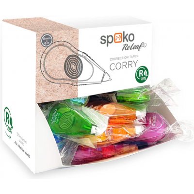 Spoko ReLeaf Corry mini opravný strojek, 5 mm x 6 m, box, mix barev – Hledejceny.cz