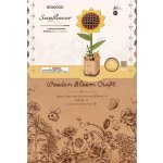 Robotime Dřevěná květina - Slunečnice – Zboží Mobilmania