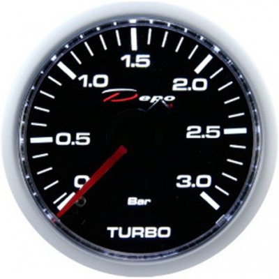 Přídavný budík Depo Racing CSM - tlak turba mechanický diesel 3bar | Zboží Auto