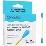 NORDICS Bambusové Vatové tyčinky modré 100 ks – Zboží Dáma