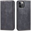 Pouzdro a kryt na mobilní telefon Apple Mezamo Magnet Fancy iPhone 12 Pro Max Pouch Wallet Card Holder černé