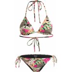 Roxy dámské dvoudílné plavky Beach Classics Anthracite Palm Song černé – Zboží Mobilmania