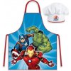 Zástěra BrandMac Zástěra pro děti s kuchařskou čepicí Avengers