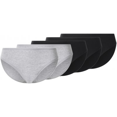esmara Dámské kalhotky 5 kusů černá šedá – Zboží Mobilmania