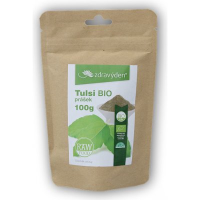 Zdravý den Tulsi BIO prášek 100 g – Hledejceny.cz