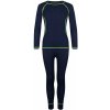 Dětské funkční merino prádlo, trollkids baselayer set navy viper green