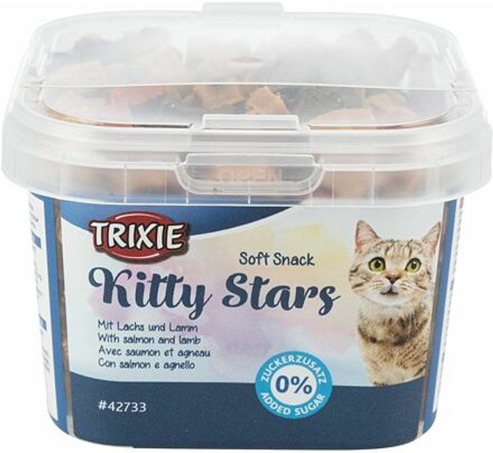 Trixie Soft Snack Kitty Stars hvězdičky losos jehněčí 140 g