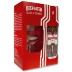 Beefeater London Dry Gin 40 % 0,7 l (dárkové balení 1 sklenice) – Hledejceny.cz