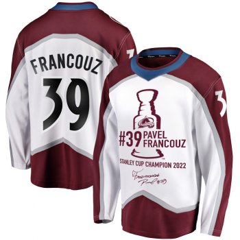 Fanda-NHL Dres Pavel Francouz #39 Stanley Cup Champion 2022 Colorado Avalanche