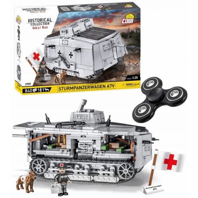 COBI 2989 Great War Německý tank STURMPANZERWAGEN A7V – Zboží Dáma