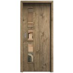Sapeli Elegant Komfort M33 posuvné dub sherwood 60 x 197 cm Planibel bronz – Hledejceny.cz