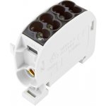 Eleman HLAK 25//1 C rozbočovací svorkovnice na DIN lištu 100A černá pro 4 vodiče (2x do 16mm2, 2x do 25mm2) /1006532/ – Hledejceny.cz