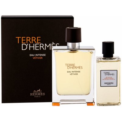 Hermes Terre D´Hermes Eau Intense Vétiver pro muže EDP 100 ml + sprchový gel 80 ml dárková sada – Zbozi.Blesk.cz