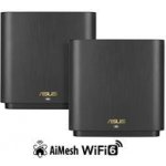 ASUS ZenWifi XT8 v2 2-pack black Wireless AX6600 Wifi 6 Tri-Band Gigabit Mesh system (90IG0590-MO3A60) – Hledejceny.cz