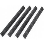 Wadsn Gumové krytky typu M-LOK, 4 kusy Černé – Sleviste.cz