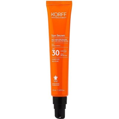 Korff Sun Secret pleťový fluid SPF30 50 ml – Zboží Mobilmania