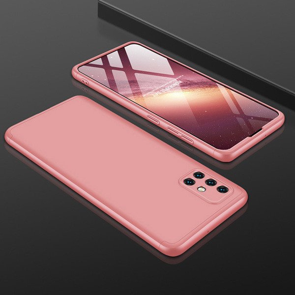 Pouzdro a kryt na mobilní telefon Pouzdro SES Ochranné 360° celotělové plastové Samsung Galaxy Note 10 Lite - růžové
