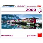 DINO Panoramatické Rybářská vesnice 2000 dílků – Zbozi.Blesk.cz