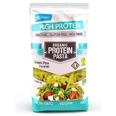 MaxSport Organic Protein Pasta Penne ze zeleného hrášku 200 g