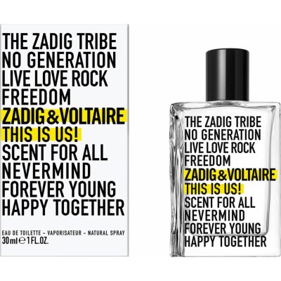 Zadig & Voltaire This is Us! toaletní voda unisex 30 ml – Zboží Mobilmania