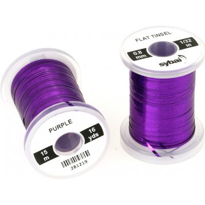 Sybai Plochá Lametka Flat Tinsel Purple 0,8 mm – Zboží Mobilmania