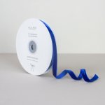 Bella Rose Sametová stuha 1 cm – Royal Blue (10 m), modrá barva, textil – Zboží Dáma