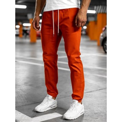 Bolf tmavě oranžové pánské jogger kalhoty 1145