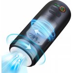 Paloqueth Automatic Realistic Masturbator with 4D Textured Sleeve 6 Rotating Massage Functions – Zboží Mobilmania