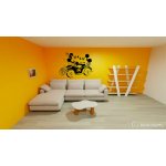 Živá Zeď samolepka Minnie a Mickey Mouse 80 x 70 cm – Zboží Dáma