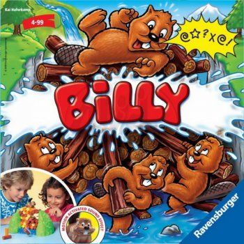 Billy Biber - Gioco Da Tavolo In Legno Per Bambini (1-4 Giocatori) - Castori, Tronchi E Fiume, Durata 10-15 Minuti - Istruzioni In Tedesco - 2