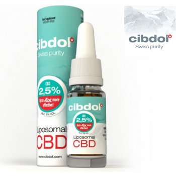 Cibdol Liposomální CBD olej 2,5% 250 mg 10 ml