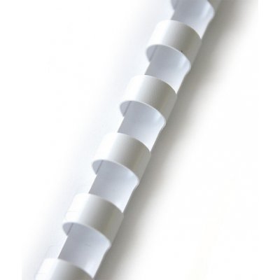 MaxOffice Plastové hřbety - 25 mm, bílé, 50 ks 608.590 – Zboží Živě