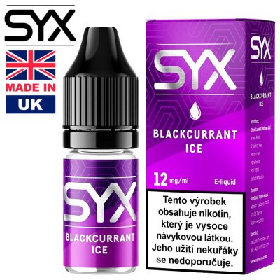 SYX Blackcurrant Ice 10 ml 12 mg – Zboží Dáma