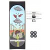 Fingerboard Skull Fingerboards Alien Invasion Pro Complete 34mm modrá