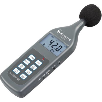 Hlukoměr Sauter datový záznamník SU 130, 30 - 130 dB, 20 Hz - 12500 Hz, Kalibrováno dle:bez certifikátu – Zbozi.Blesk.cz